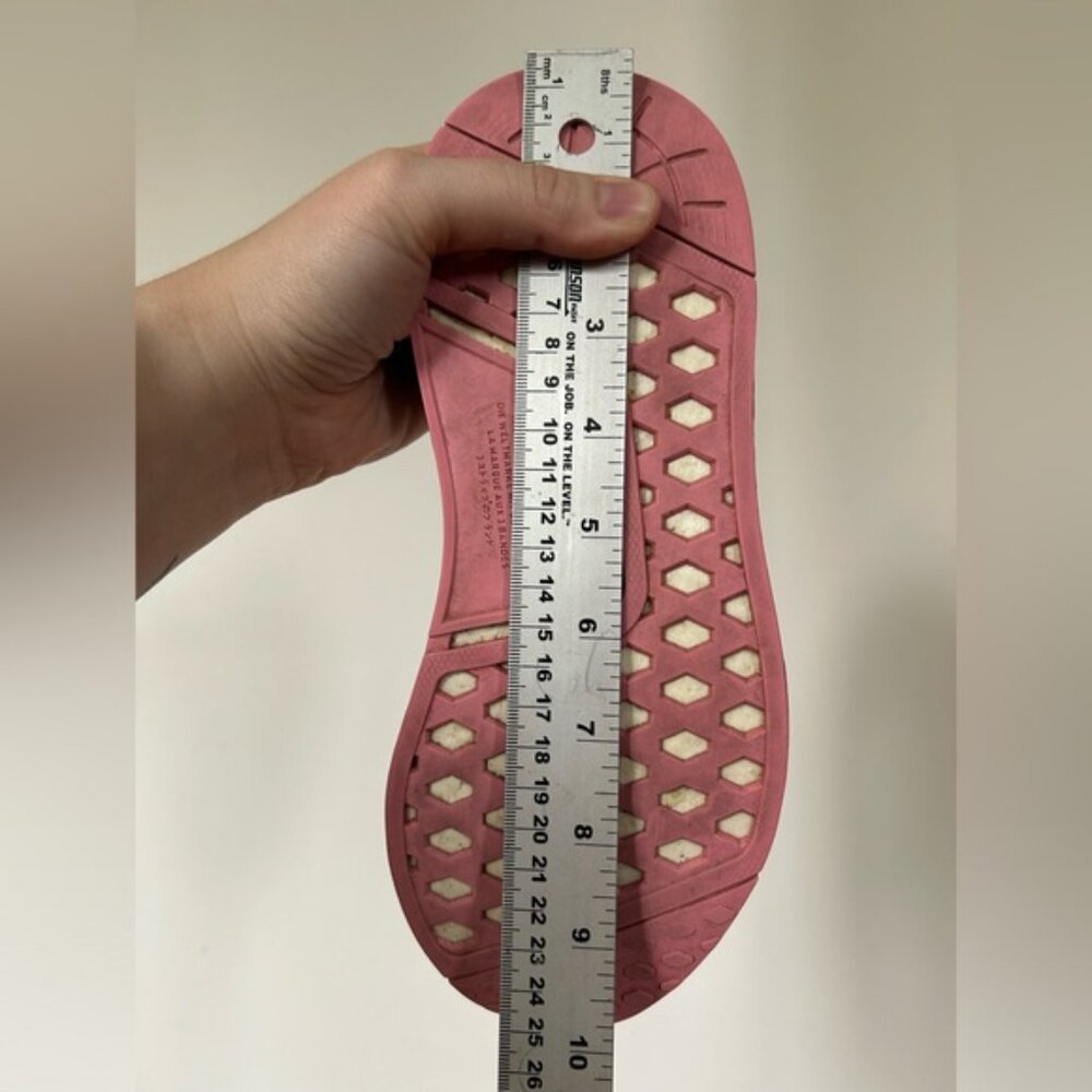 Adidas Originals NMD R1 Boost Sneaker Athletic Pink Breathable Girls Youth 6 - Picture 7 of 8